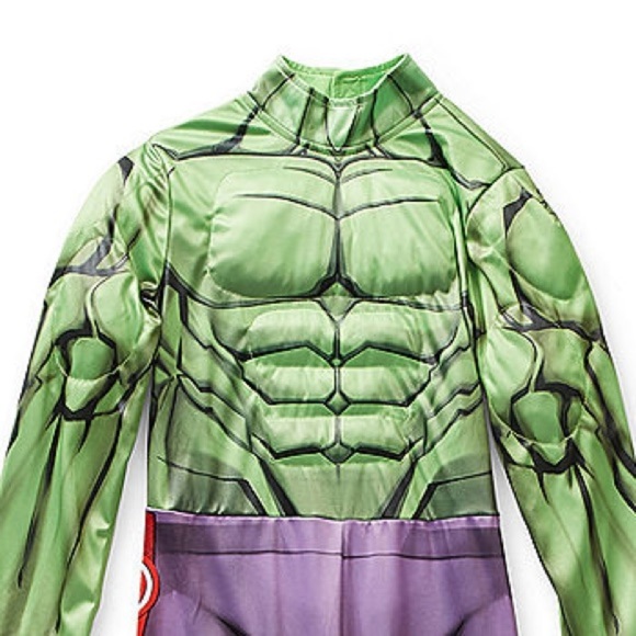 Disney Collection Hulk Roleplay Boys Dress Up Halloween Costume | NEW/NWT!!💚💚 - Picture 4 of 7